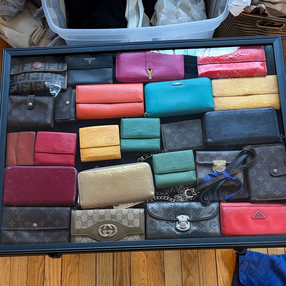 Louis Vuitton Assorted Colorful Leather Wallets and Clutches